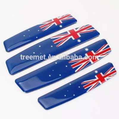 4pcs AU Flange Car Door Anti-Collision Glue Strips Protect Sticker Decoration TM-112